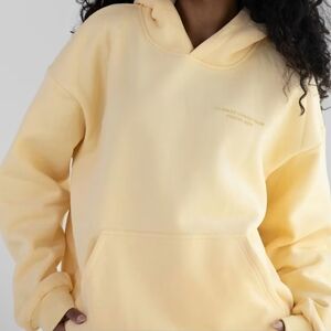 Yellow Cozy Knit Sweatshirt
